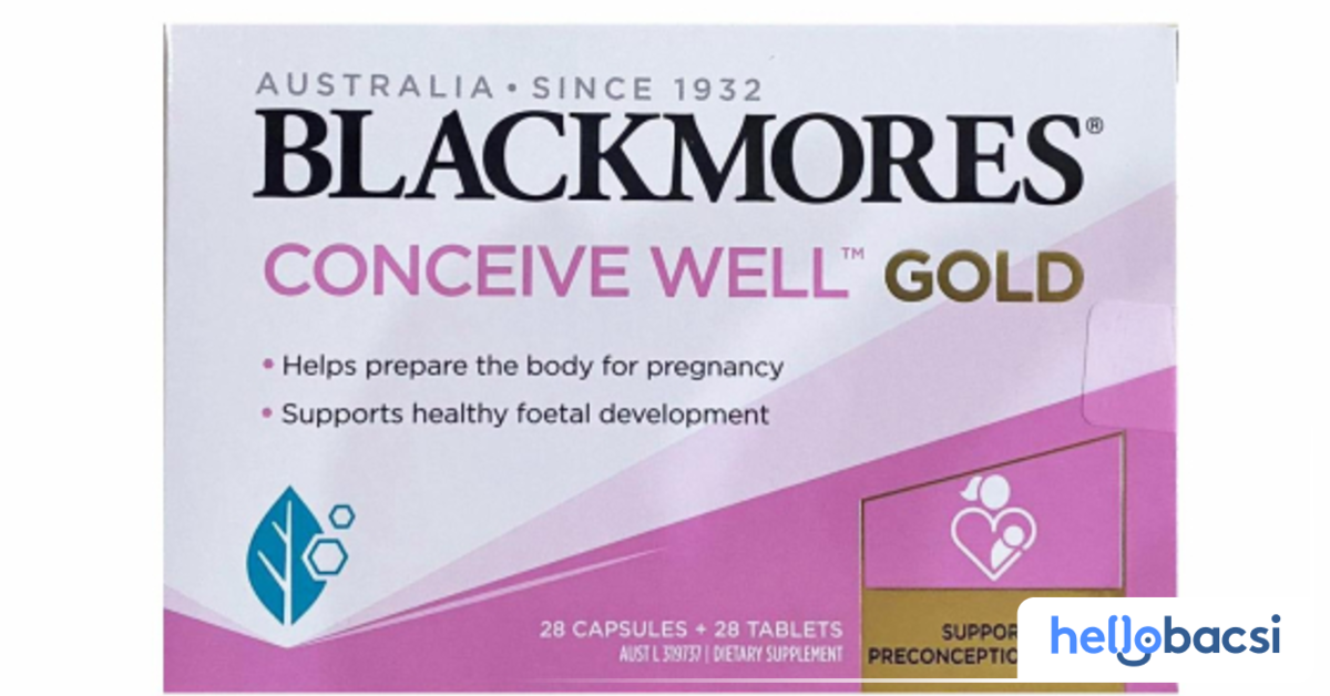 Blackmores Conceive Well Gold có tác dụng gì đối với việc thụ tinh?
