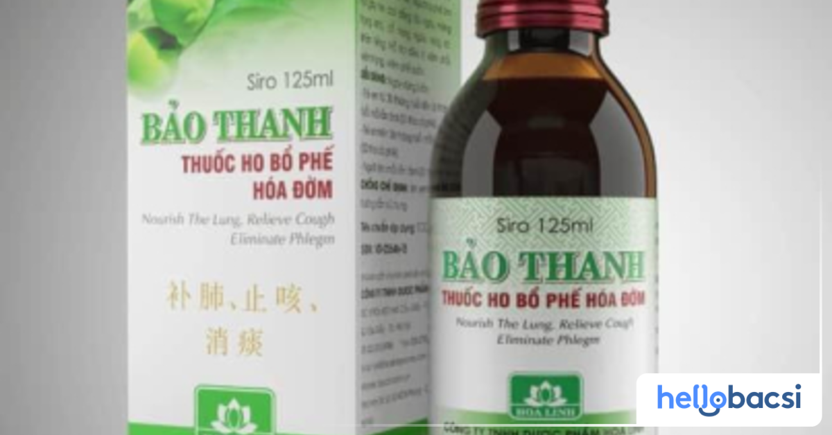 Thuốc ho Bảo Thanh có an toàn và không gây tác dụng phụ không?
