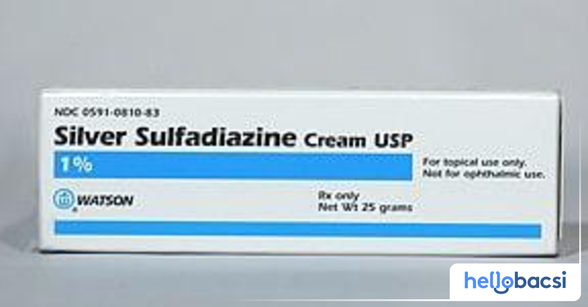 Silver sulfadiazin là thuốc gì? Công dụng & liều dùng Hello Bacsi