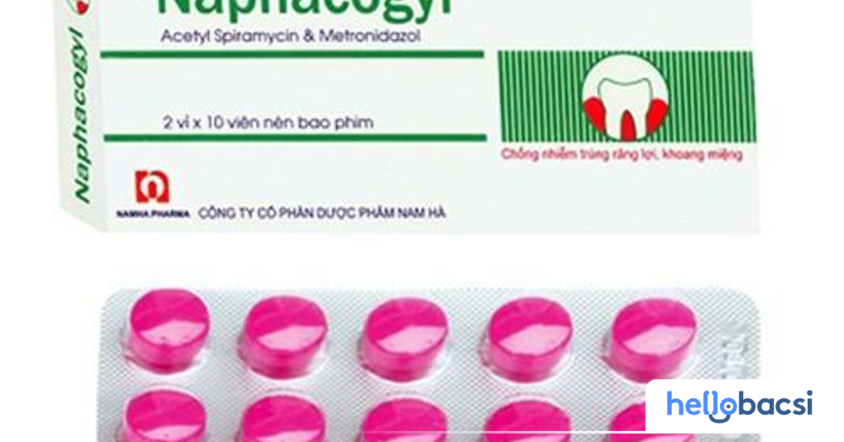 Naphacogyl gồm những thành phần chính nào?
