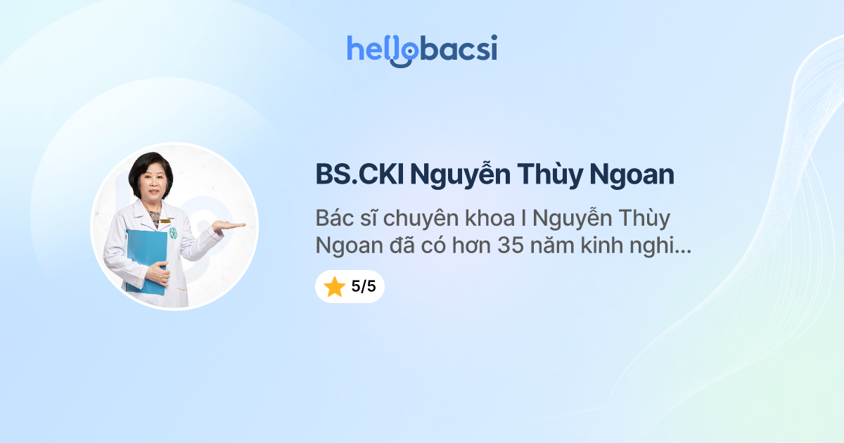 BS.CKI Nguyễn Thùy Ngoan, Cơ - Xương - Khớp,Y học cổ truyền - Đặt lịch hẹn trực tuyến
