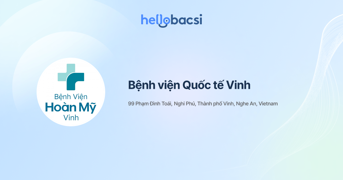 Bệnh viện Quốc tế Vinh - Hello Bacsi