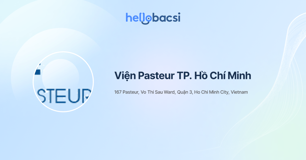Viện Pasteur TP. Hồ Chí Minh